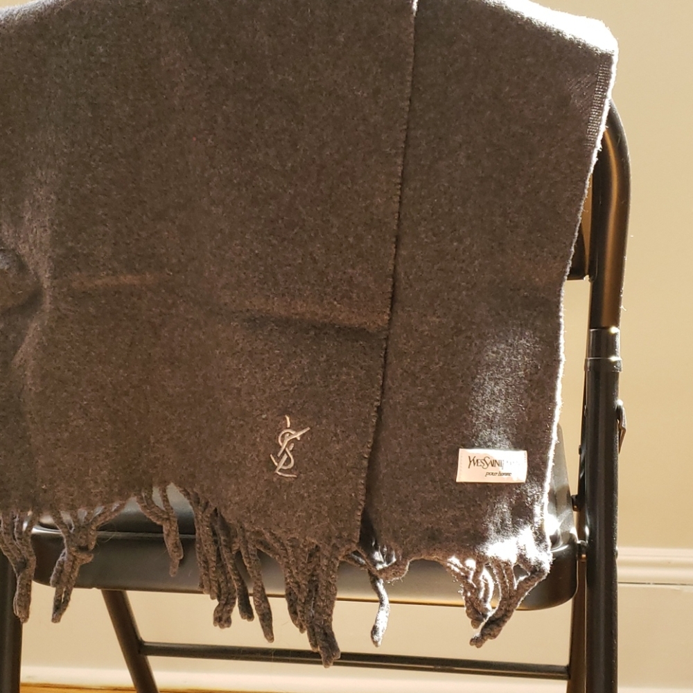 YSL wool scarf